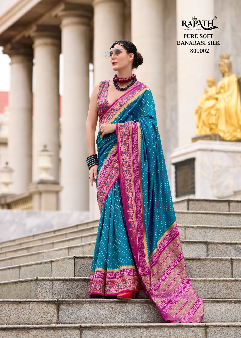 800002 Rehana Rajpath Soft Silk Sarees