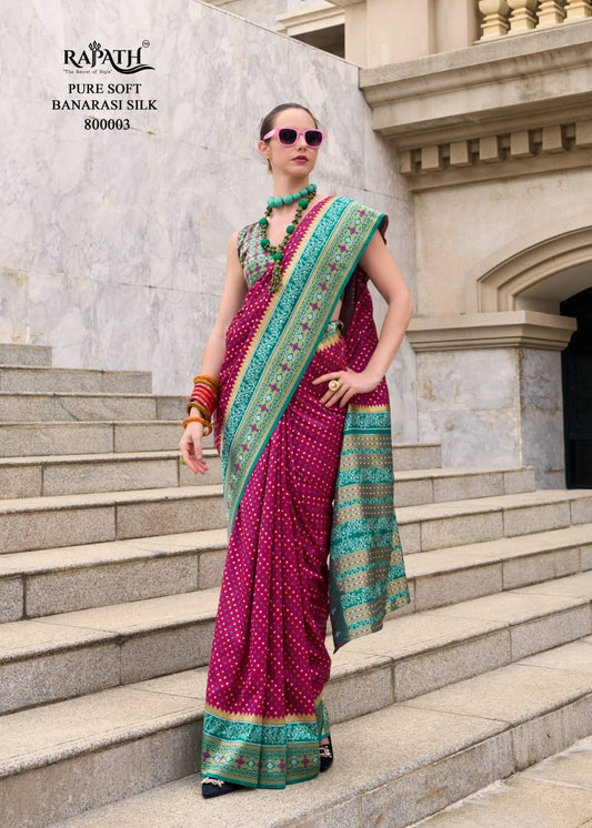 800003 Rehana Rajpath Soft Silk Sarees