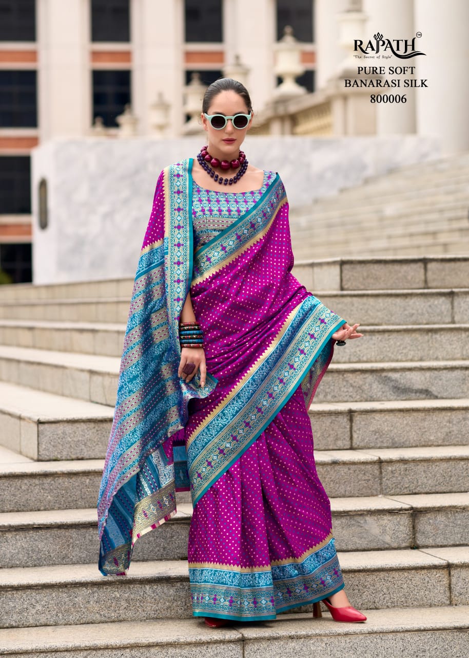 800006 Rehana Rajpath Soft Silk Sarees