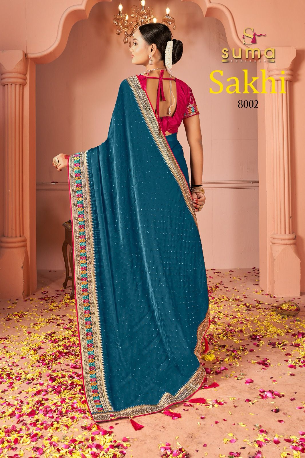 8002 Sakhi Suma Designer Rangoli Sarees