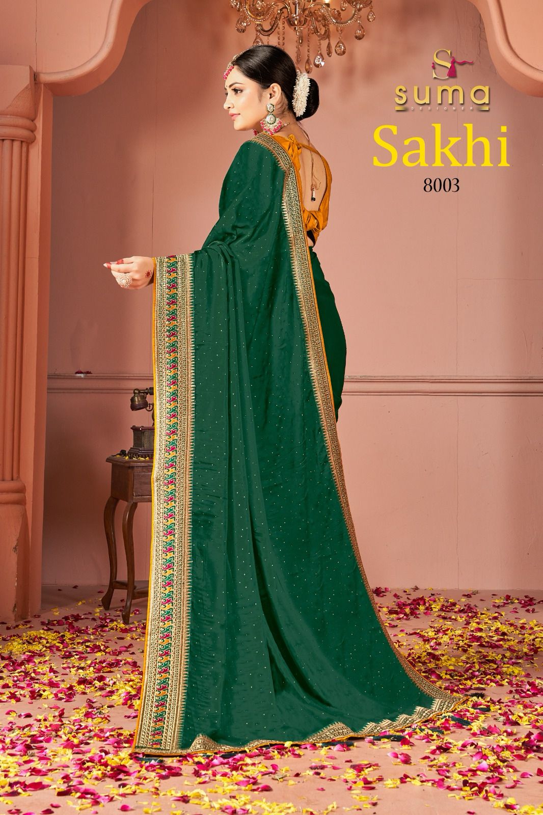 8003 Sakhi Suma Designer Rangoli Sarees