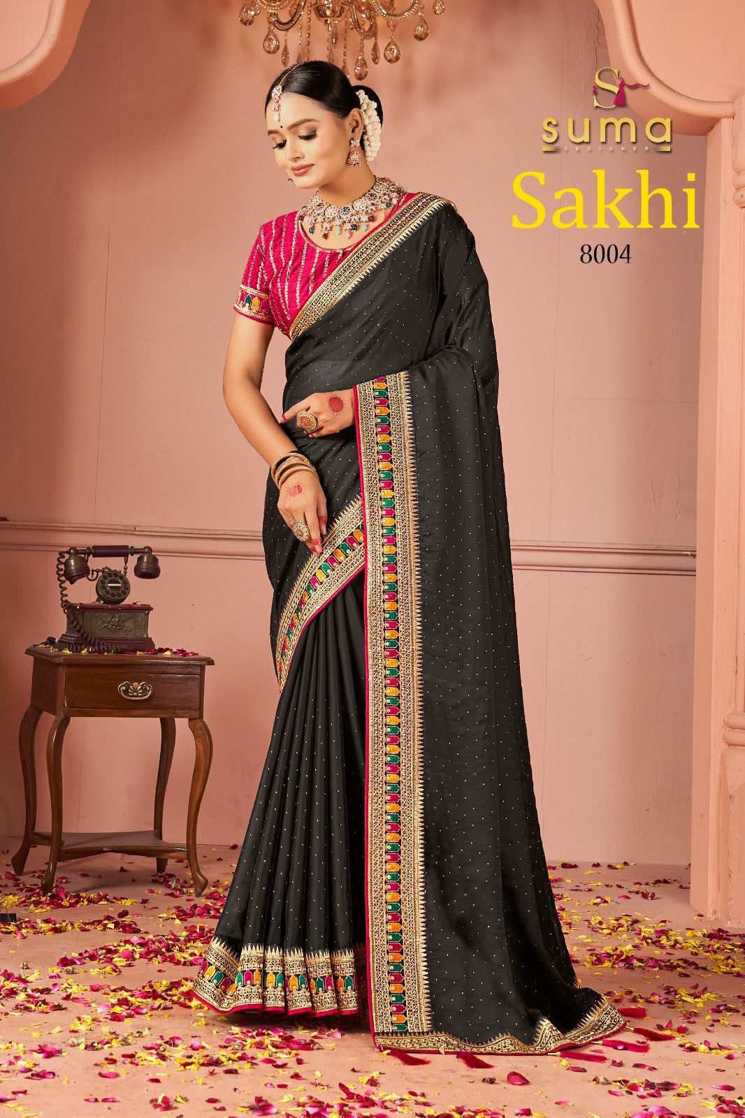8004 Sakhi Suma Designer Rangoli Sarees