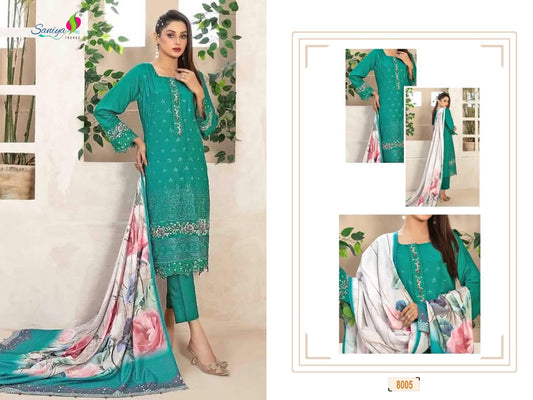 8005 Rang Rasiya Nx Vol 8 Saniya Trendz Chikankari Pakistani Salwar Suits