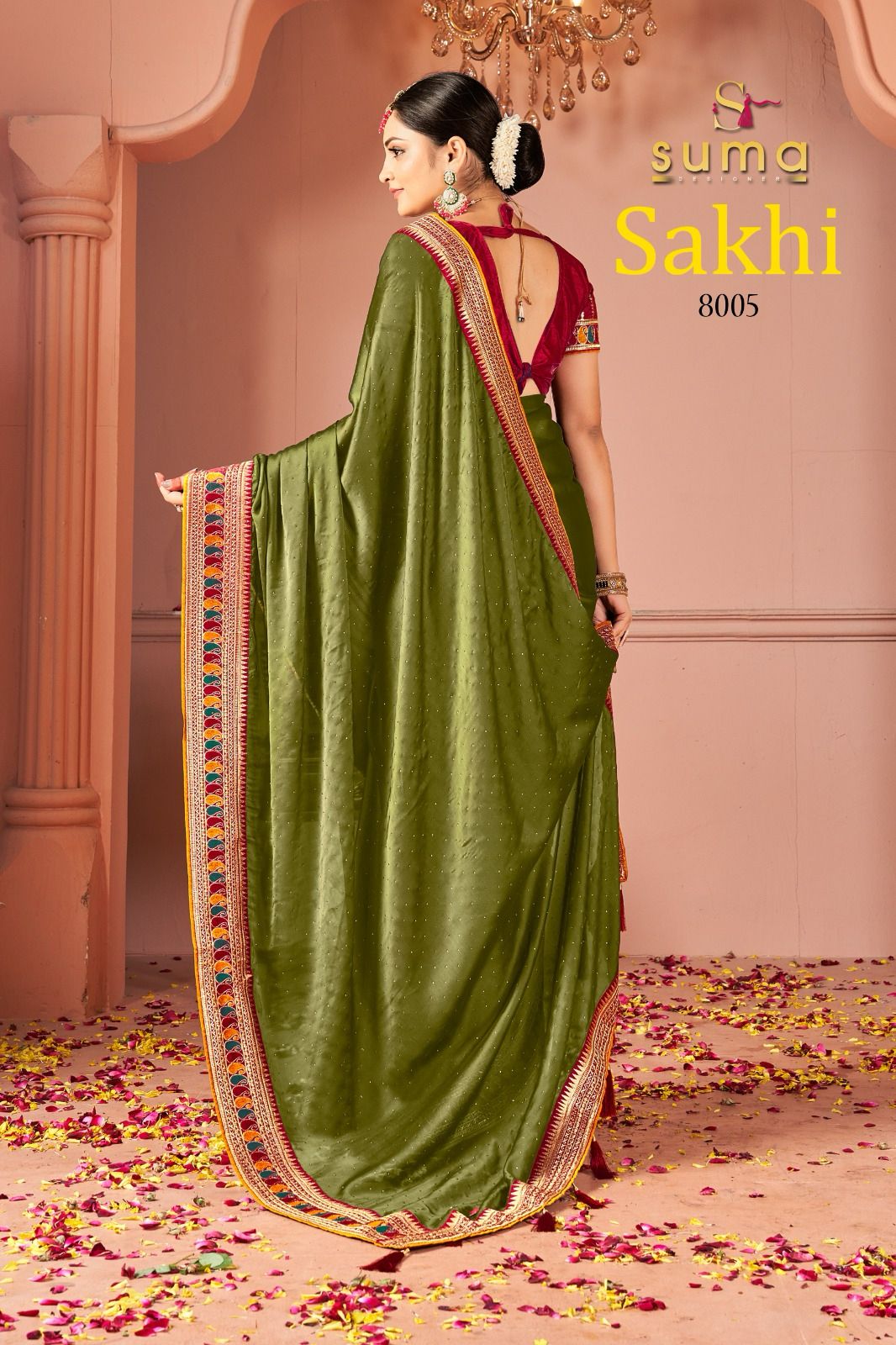 8005 Sakhi Suma Designer Rangoli Sarees