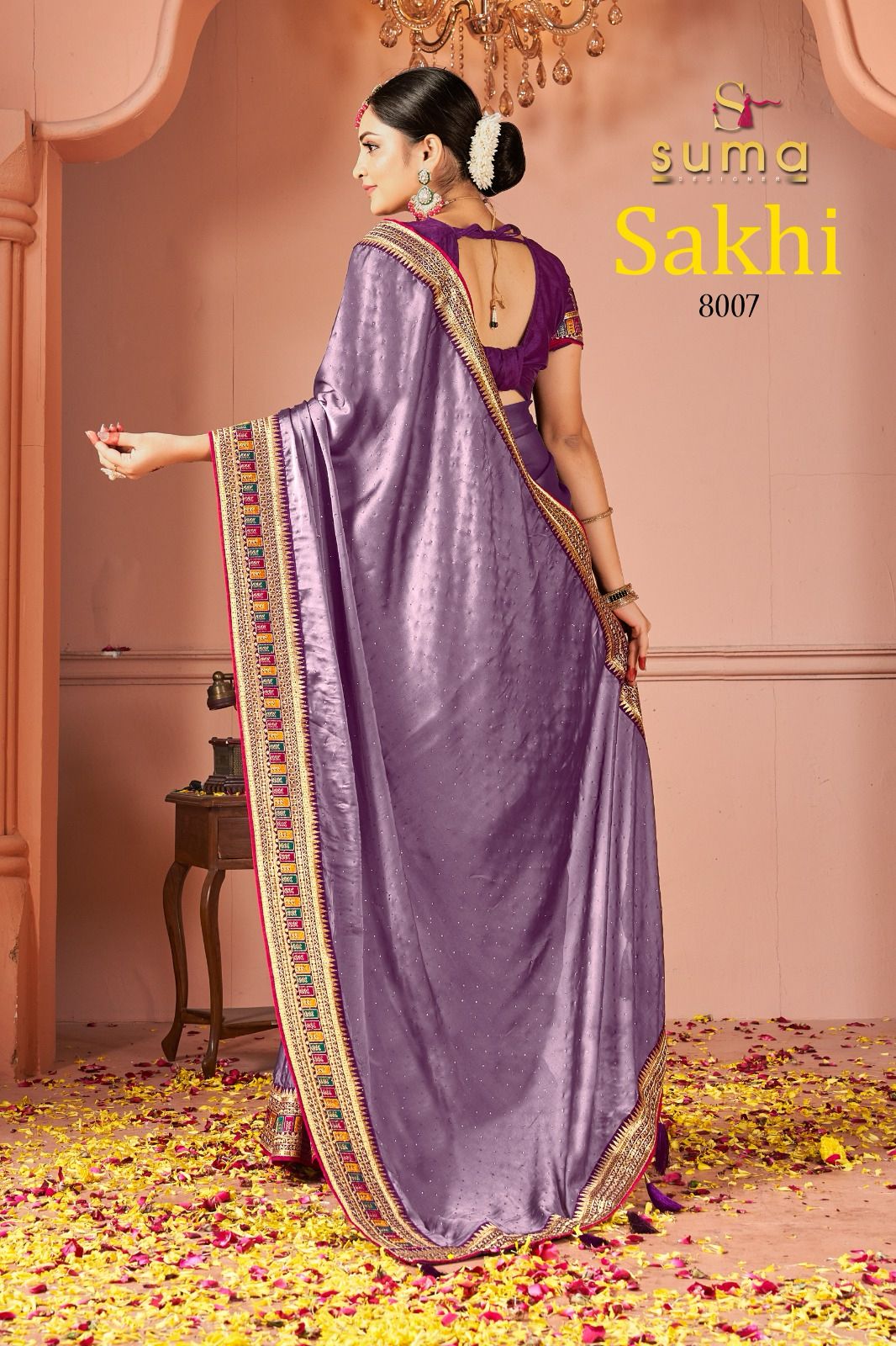 8007 Sakhi Suma Designer Rangoli Sarees