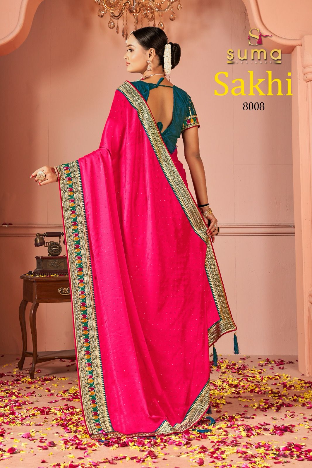 8008 Sakhi Suma Designer Rangoli Sarees