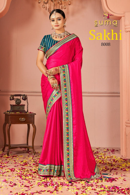 8008 Sakhi Suma Designer Rangoli Sarees