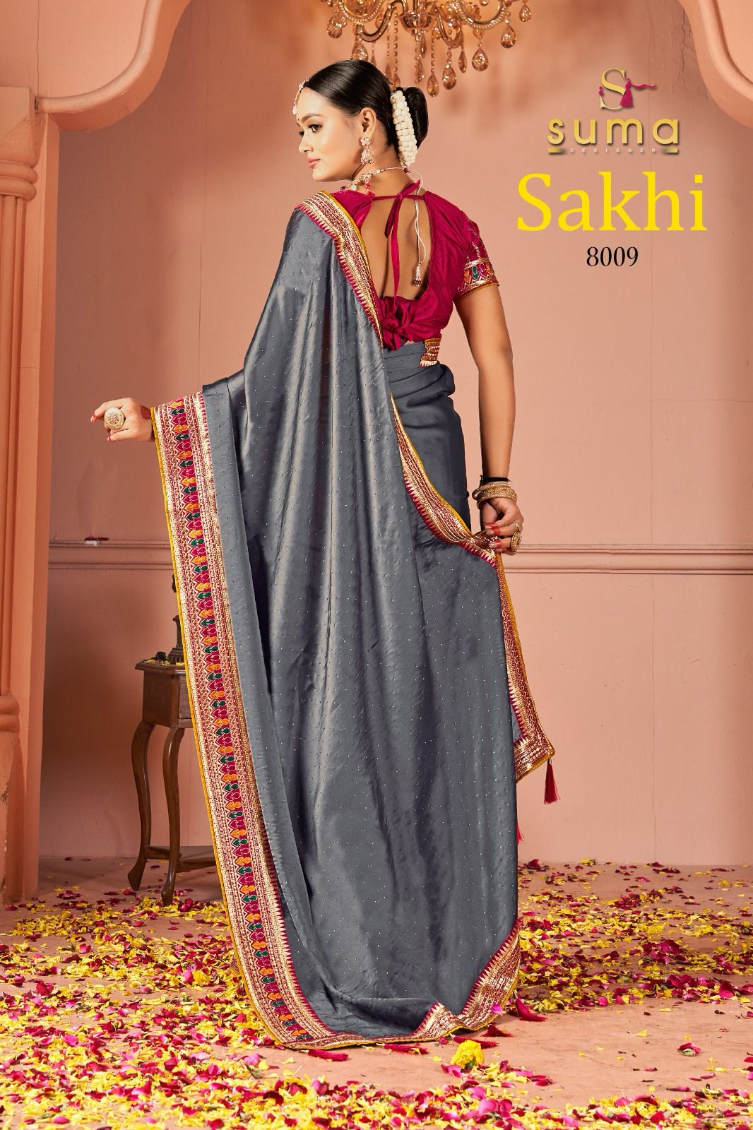 8009 Sakhi Suma Designer Rangoli Sarees