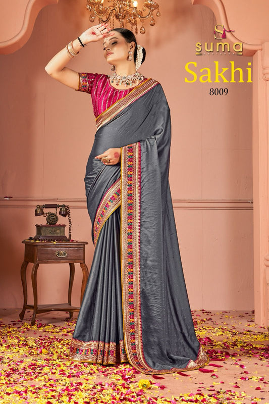 8009 Sakhi Suma Designer Rangoli Sarees