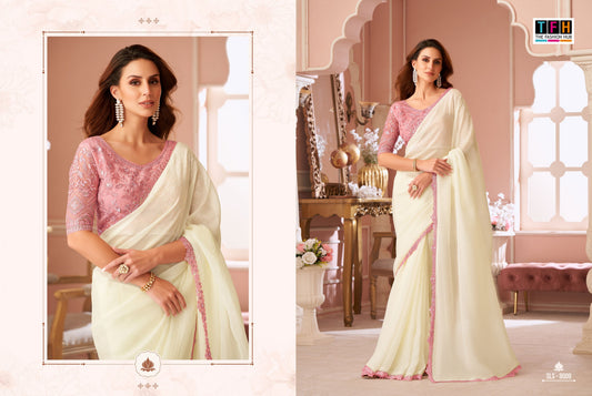 8009 Sls Tfh Georgette Sarees