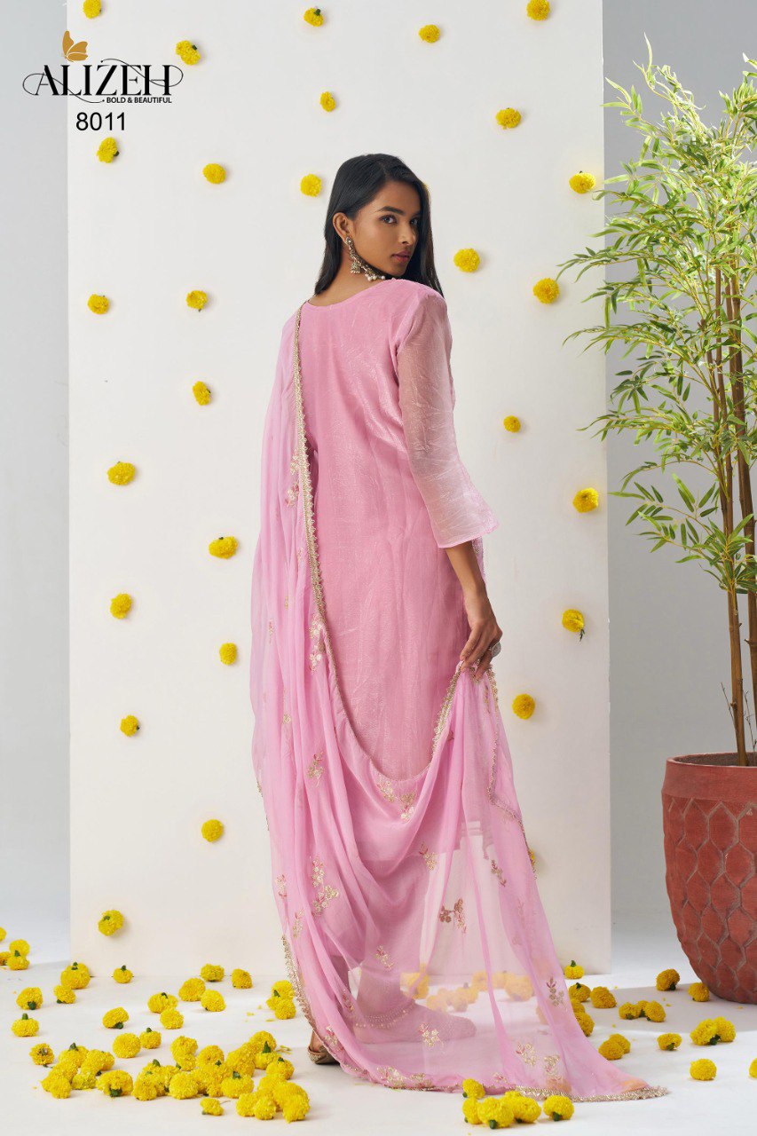 8011 Raag Alizeh Crush Readymade Suits