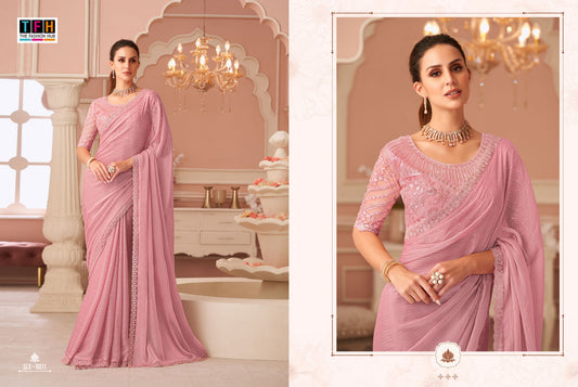 8011 Sls Tfh Georgette Sarees