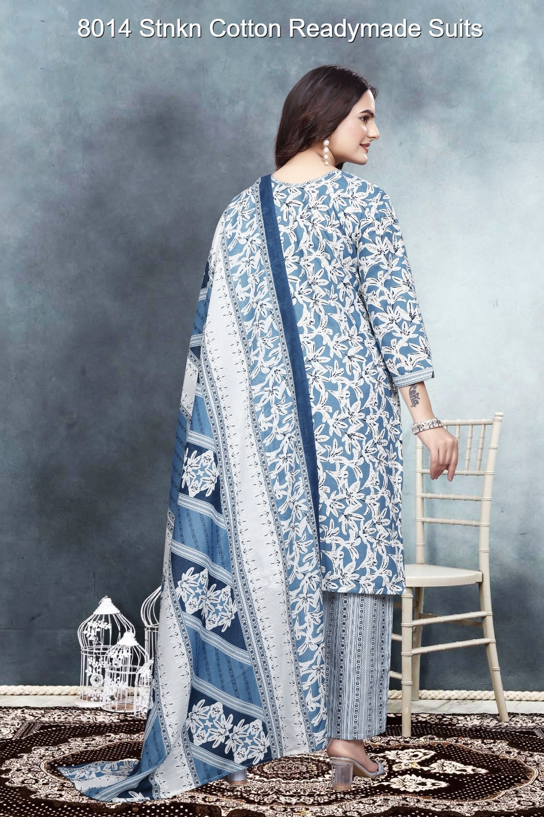 8014 Stnkn Cotton Readymade Suits