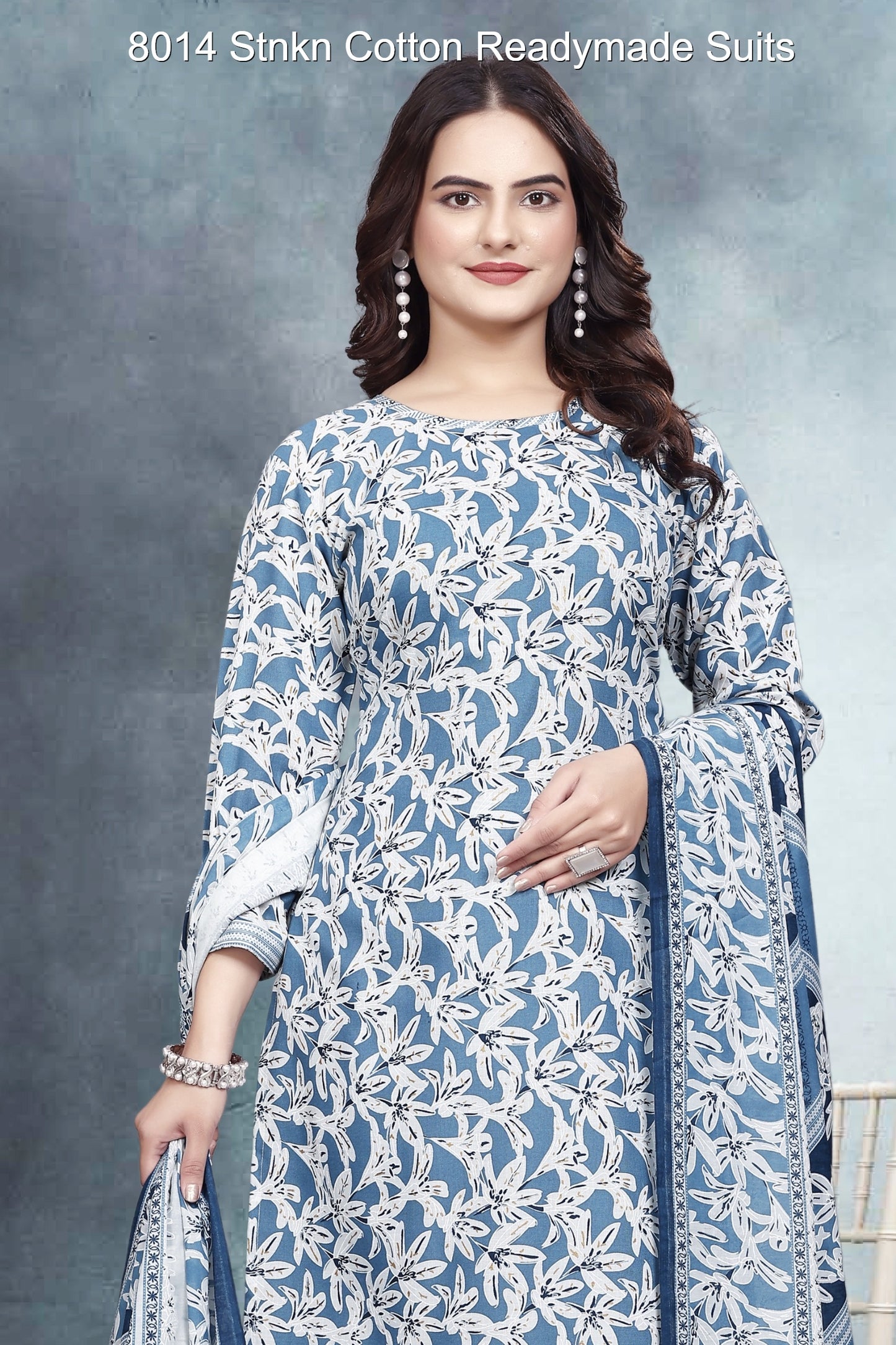 8014 Stnkn Cotton Readymade Suits