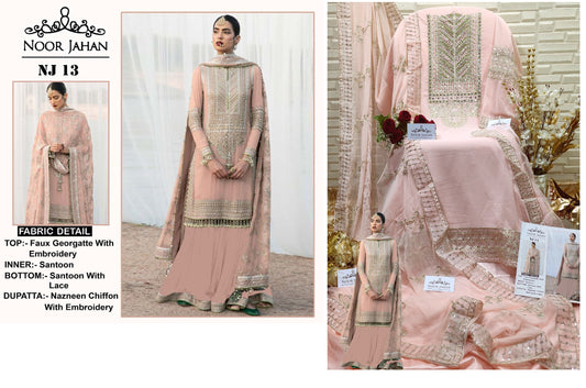 Nj-13 Noor Jahan Pakistani Salwar Suits