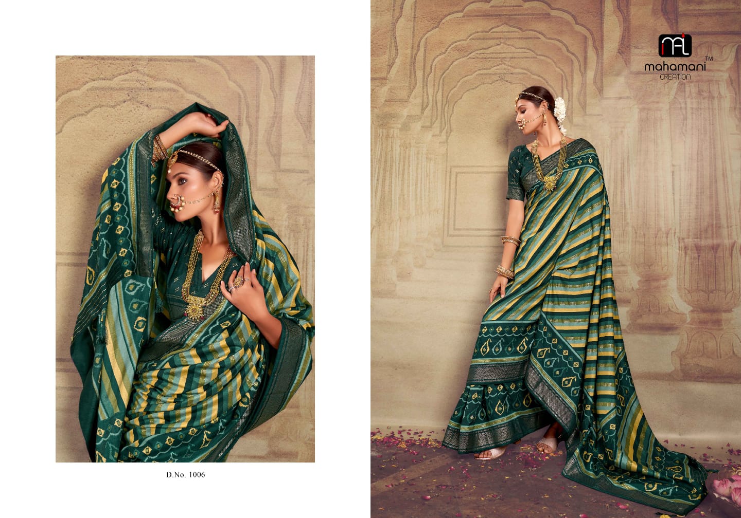 1006 Devnandini Mahamani Creation Sarees