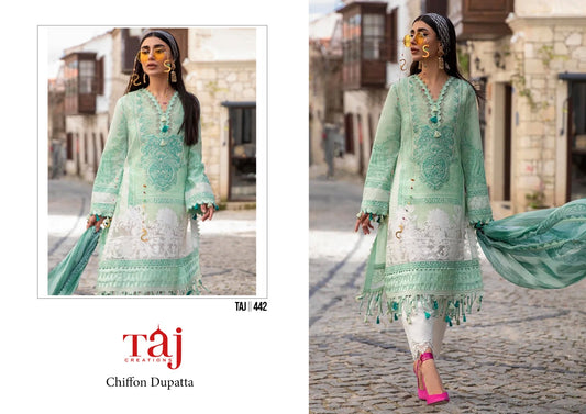442 Taj Creations Pakistani Salwar Suits