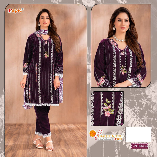 883B Crafted Needle Pakistani Readymade Suits