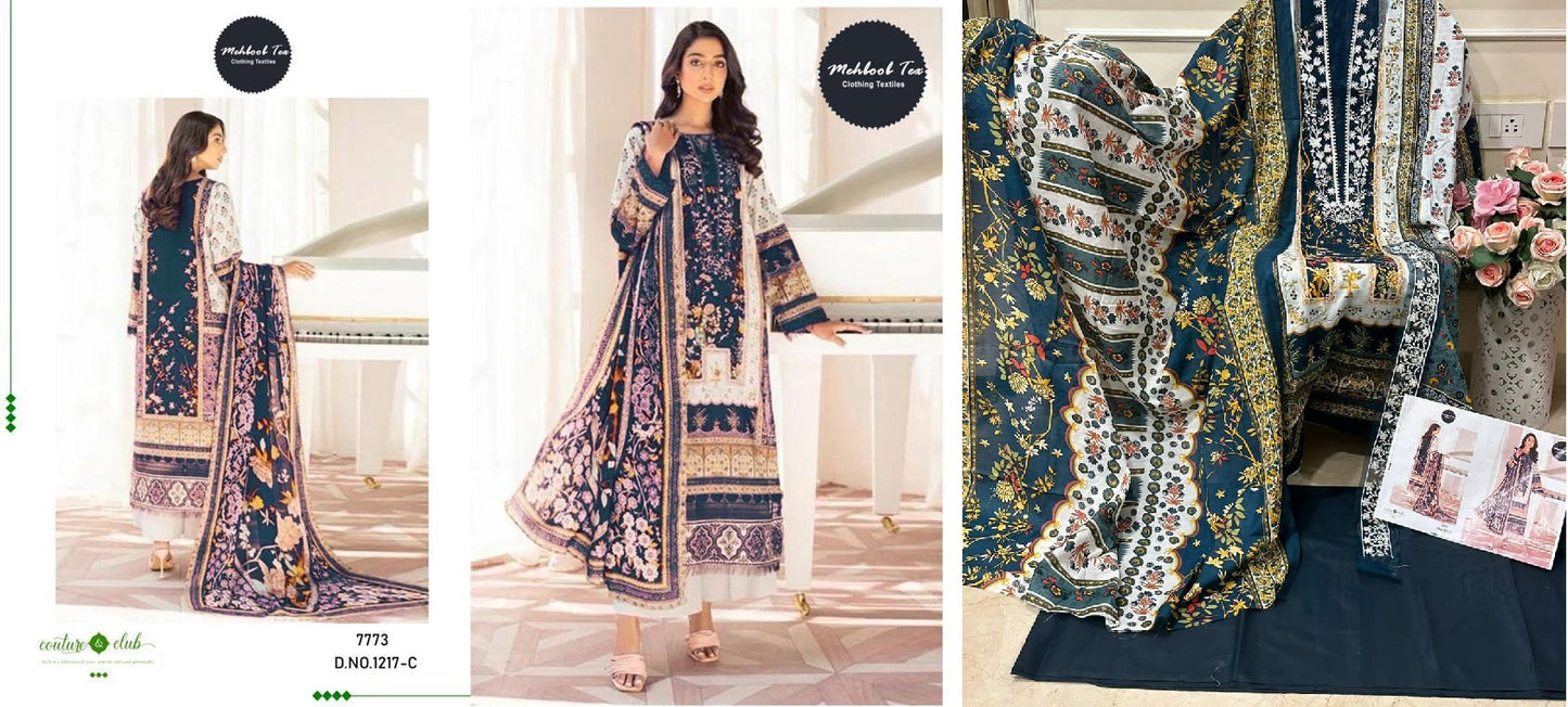 1217C Mehboob Tex Pakistani Salwar Suits