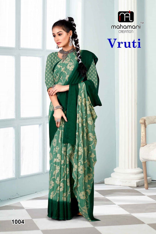 1004 Vruti Mahamani Creation Sarees