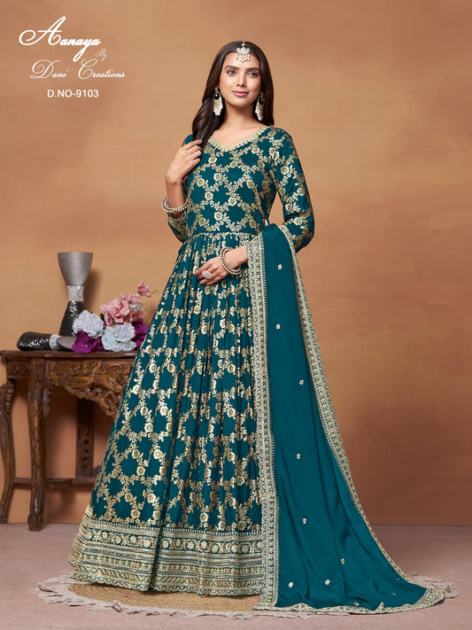 9103 Aanaya Vol 191 Dani Creation Unstitched Suits
