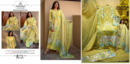 479 Anamsa Pakistani Salwar Suits