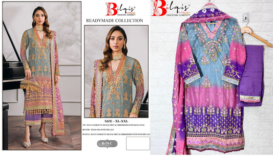 B-74C Bilqis Pakistani Readymade Suits