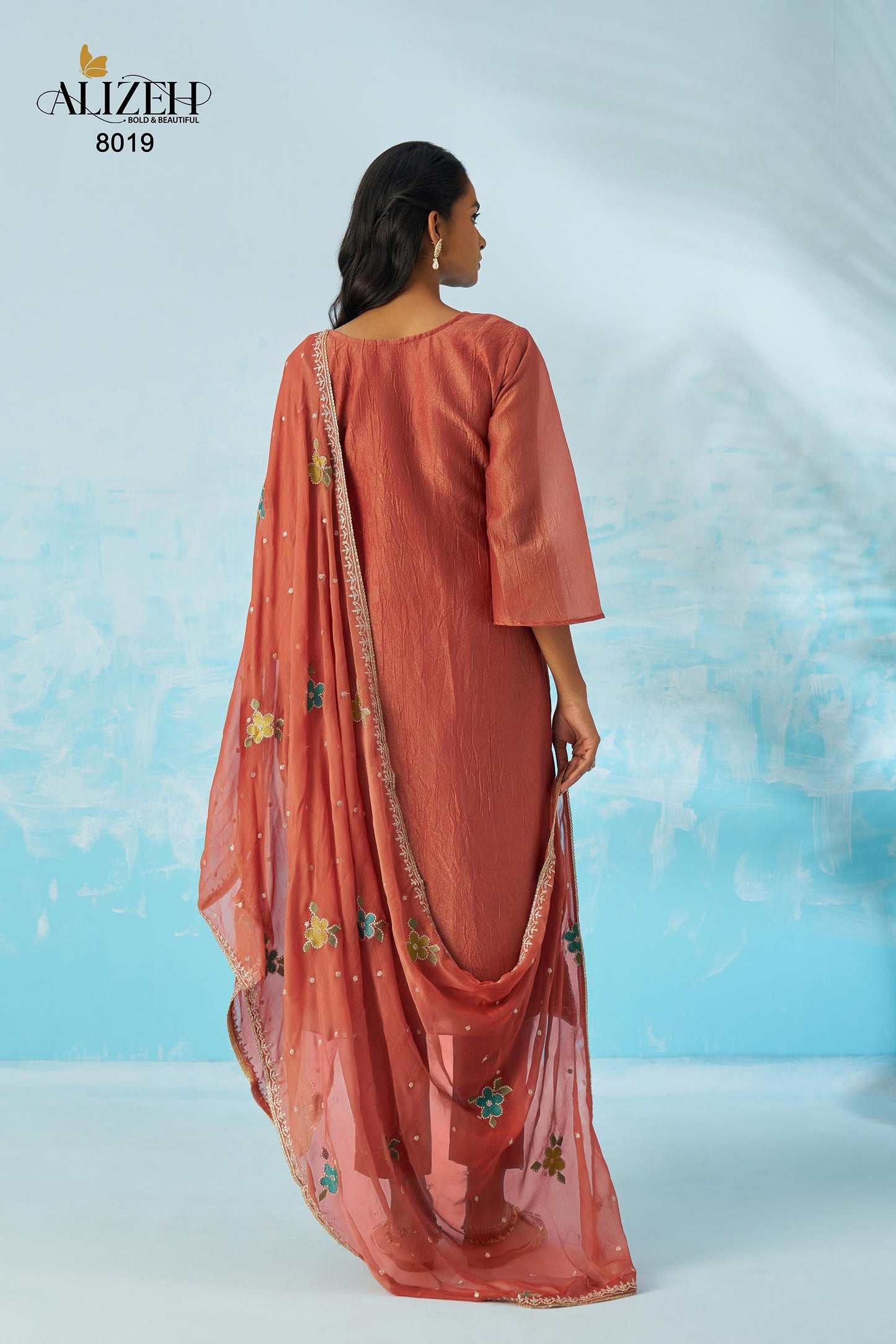 8019 Ehsaas Vol 2 Alizeh Fancy Crush Readymade Suits