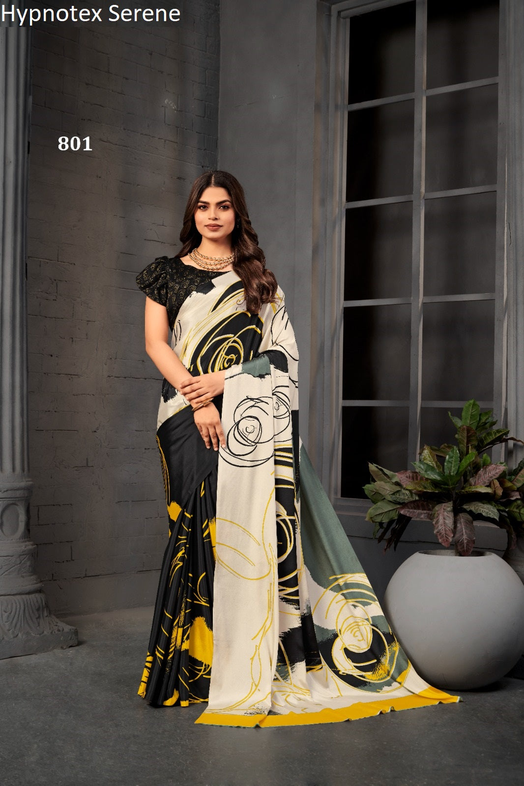 801 Serene Hypnotex Malai Silk Sarees