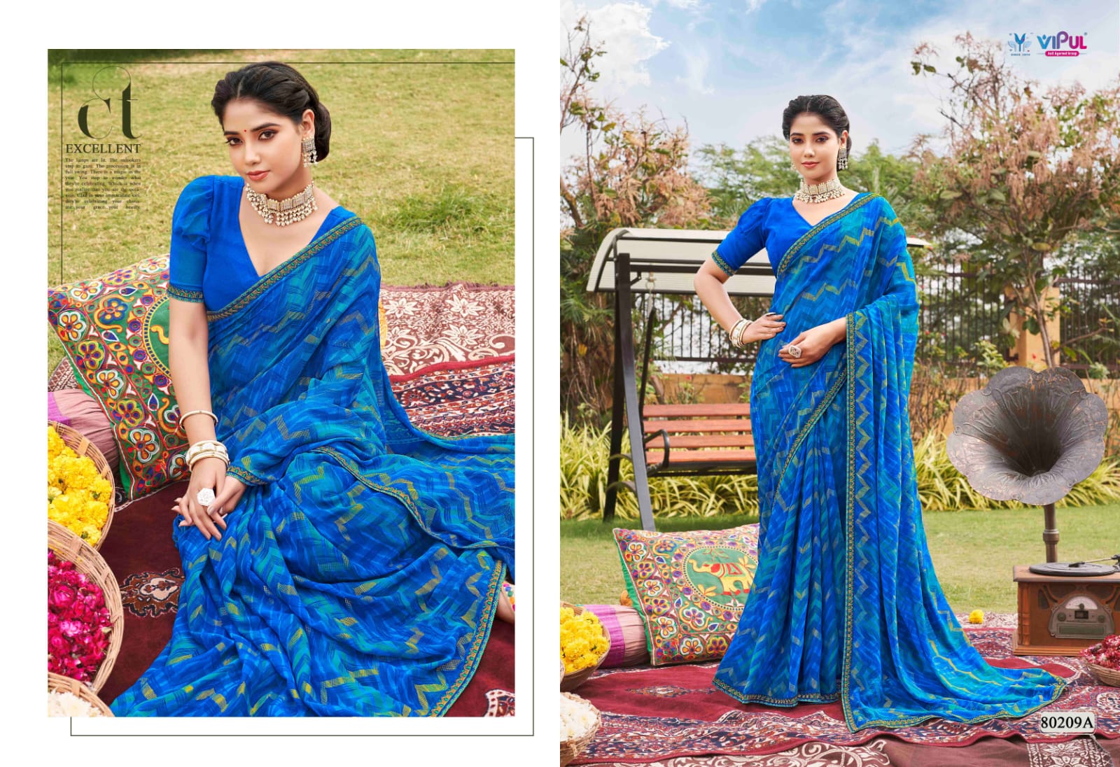 80209A Sajeeli Vipul Georgette Sarees