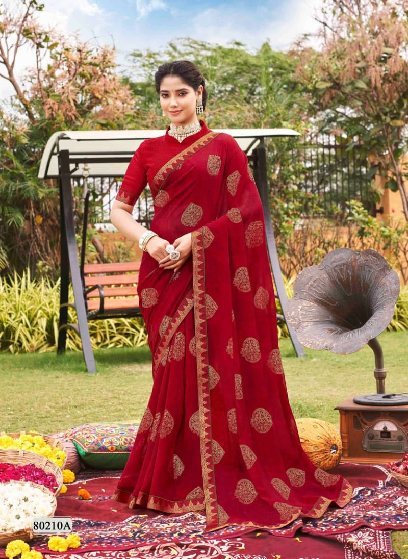 80210A Sajeeli Vipul Georgette Sarees
