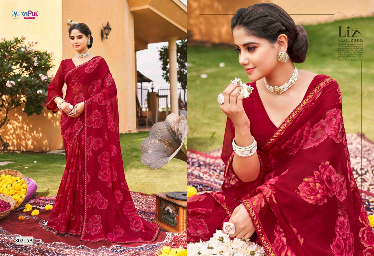 80215A Sajeeli Vipul Georgette Sarees