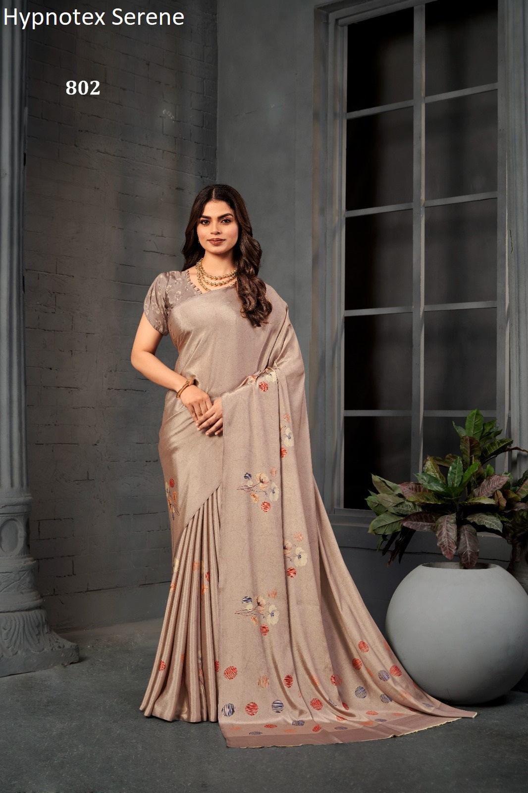 802 Serene Hypnotex Malai Silk Sarees