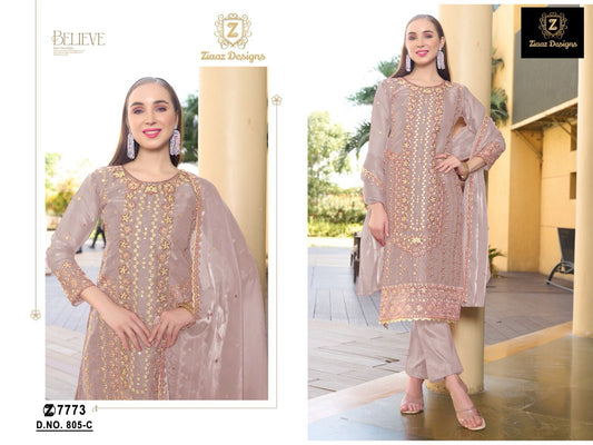 805C Ziaaz Designs Jimmy Choo Pakistani Salwar Suits