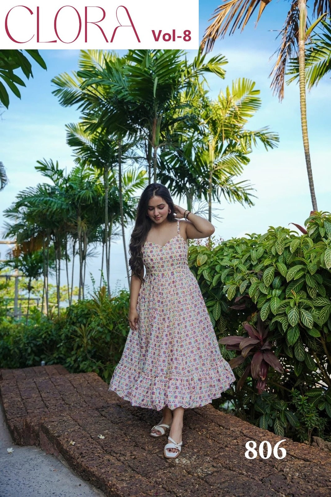 806 Clora Vol 8 Lucaya Heavy Rayon One Piece Gown