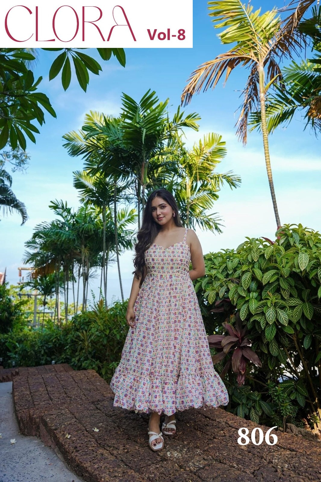 806 Clora Vol 8 Lucaya Heavy Rayon One Piece Gown