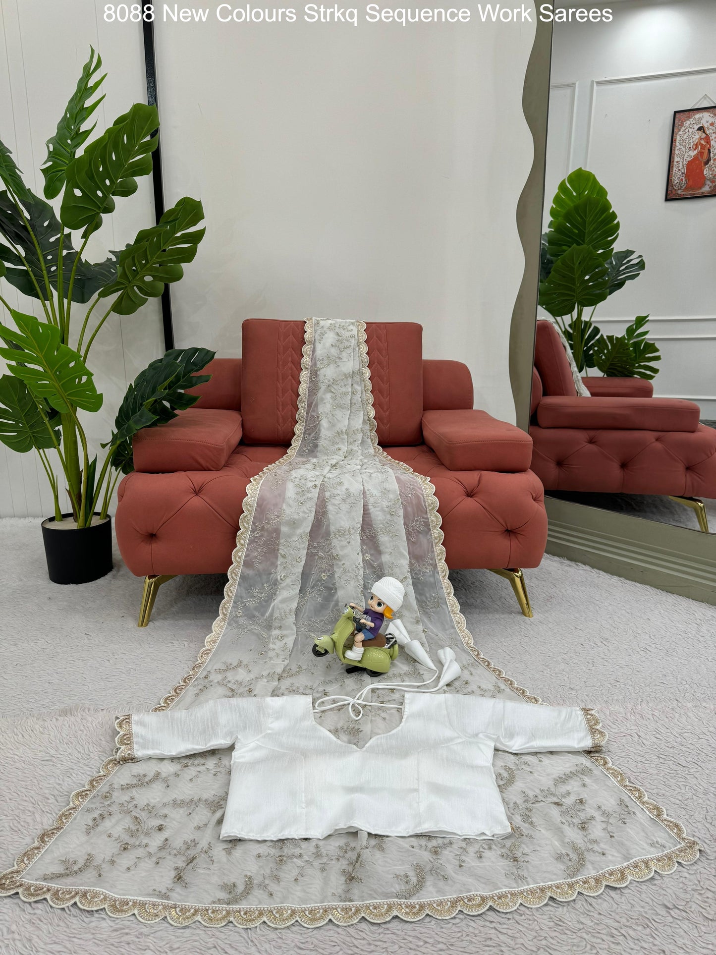 8088 New Colours Strkq Sequence Work Sarees