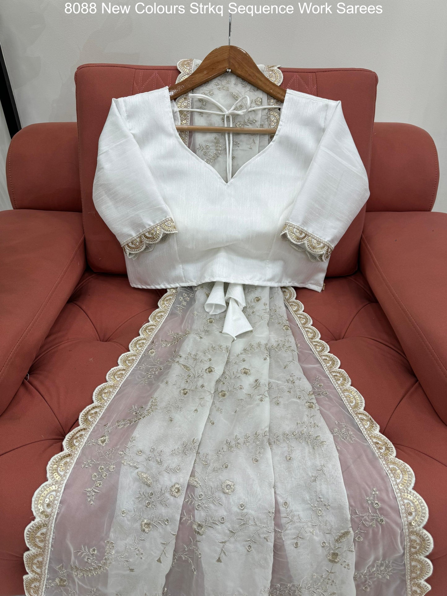 8088 New Colours Strkq Sequence Work Sarees