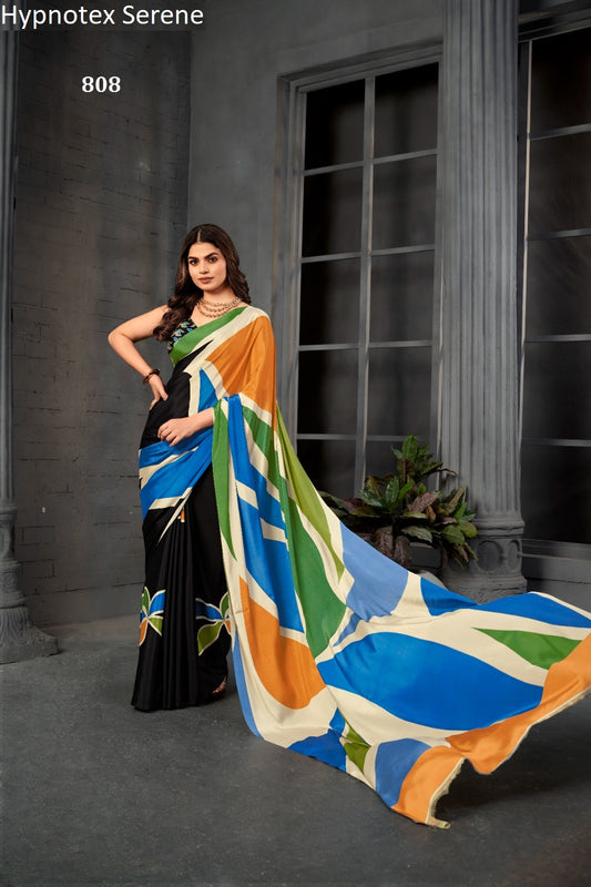 808 Serene Hypnotex Malai Silk Sarees