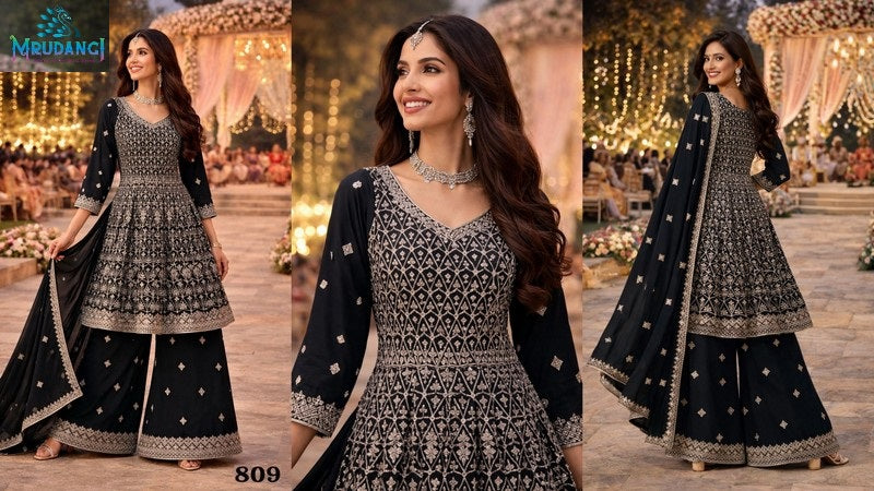 809 Meera Mrudangi Premium Georgette Readymade Suits