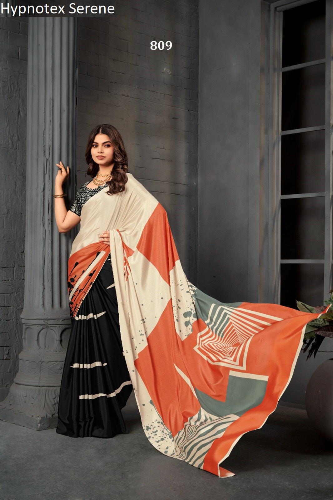 809 Serene Hypnotex Malai Silk Sarees