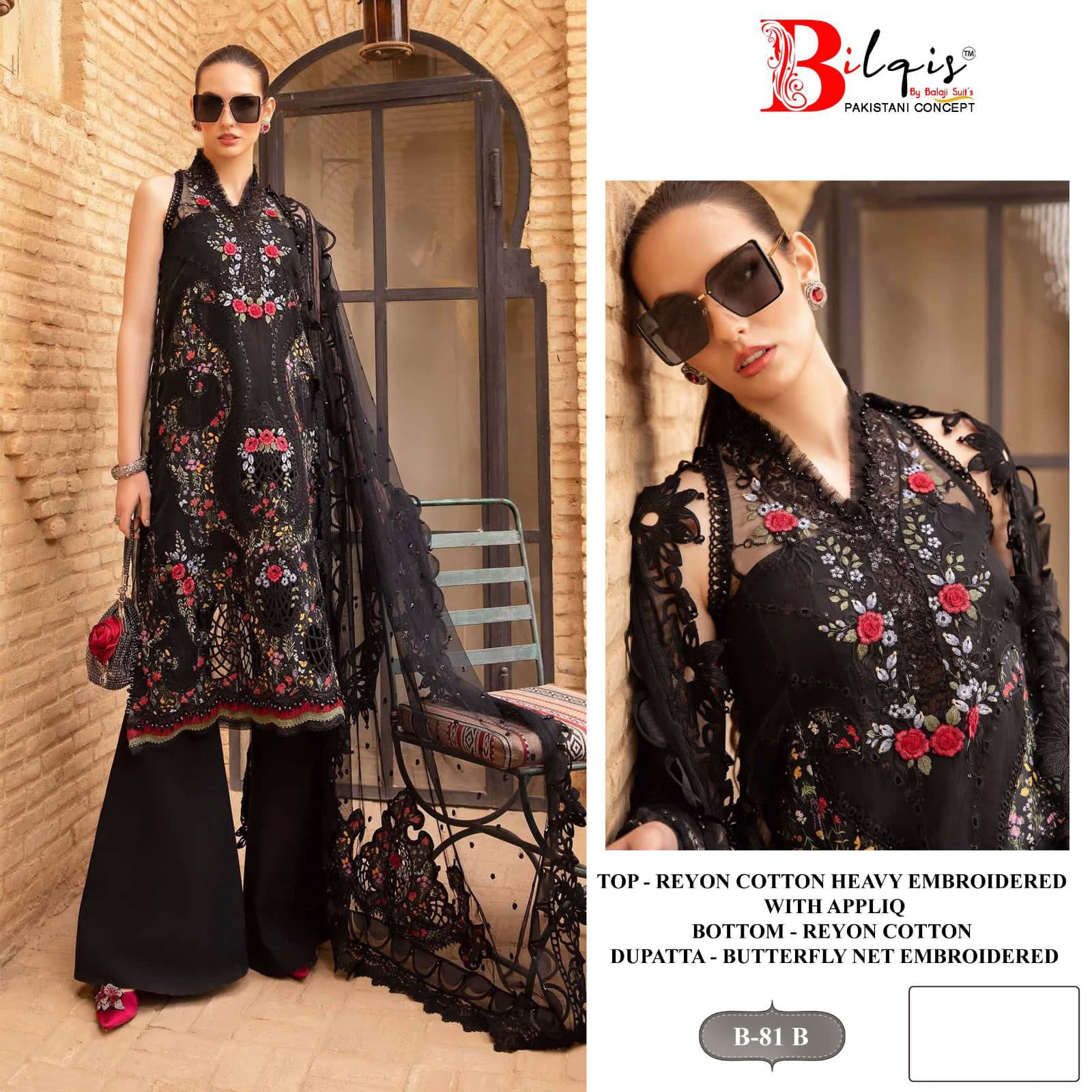 81-B Bilqis Pakistani Salwar Suits