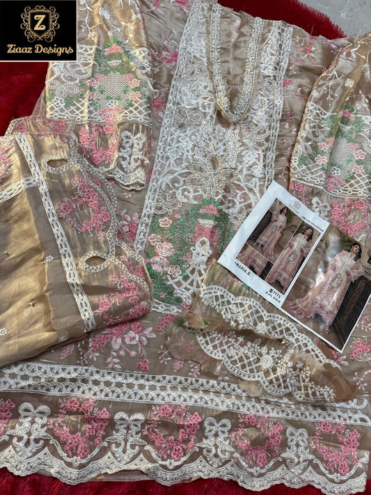 810D Maria B Ziaaz Designs Jimmy Choo Pakistani Salwar Suits