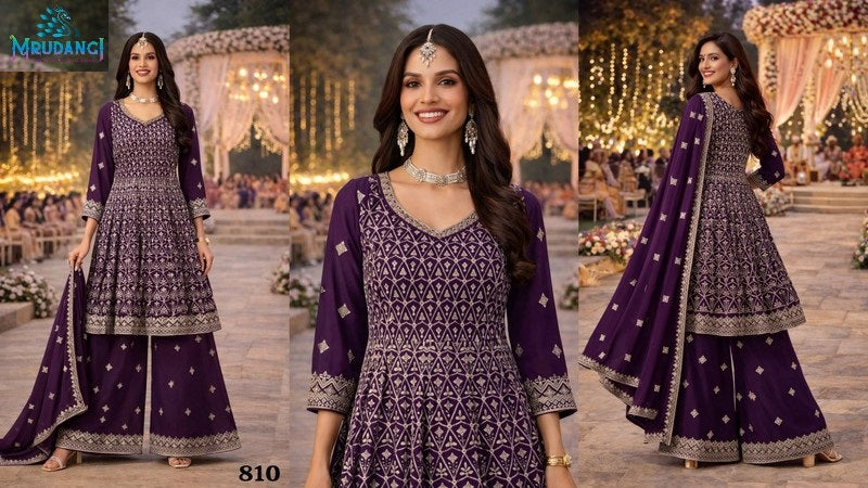 810 Meera Mrudangi Premium Georgette Readymade Suits