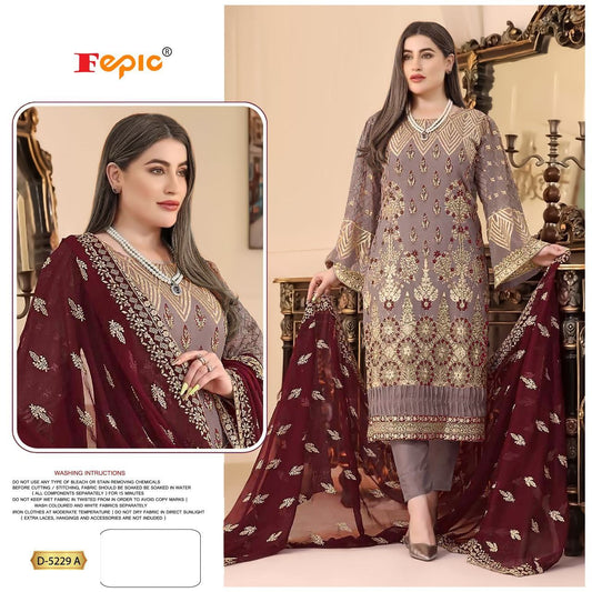 D-5229-A Rosemeen Fepic Pakistani Salwar Suits