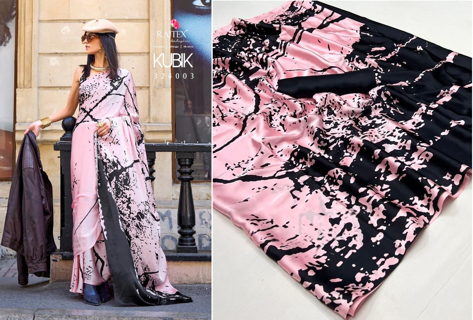 324003 Kubik Rajtex Sarees