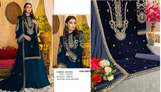1052D Safa Creation Pakistani Salwar Suits