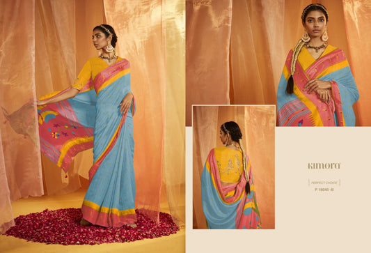 16040B Meera Paithani Hits Kimora Sarees