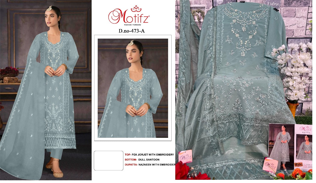473A Motifz Pakistani Salwar Suits