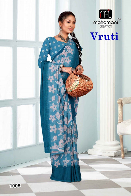 1005 Vruti Mahamani Creation Sarees